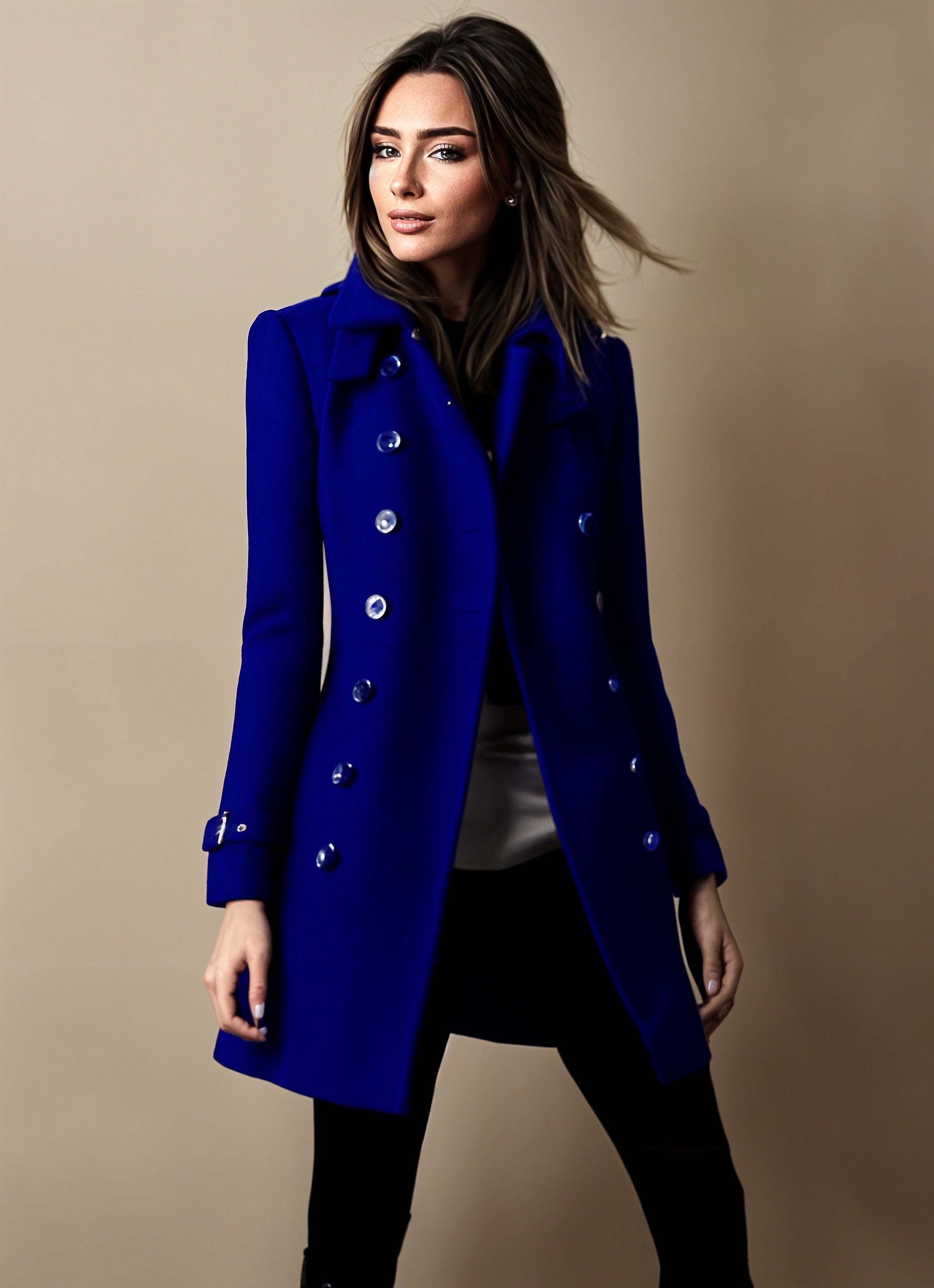 Victoria Button Coat