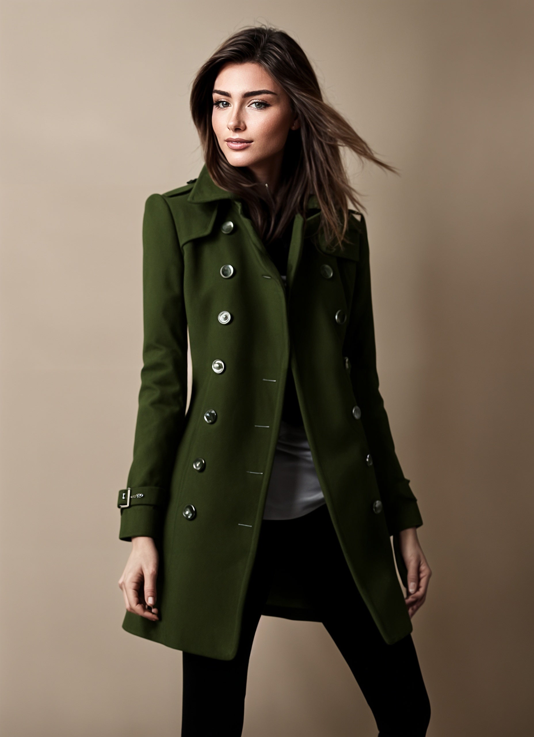 Victoria Button Coat