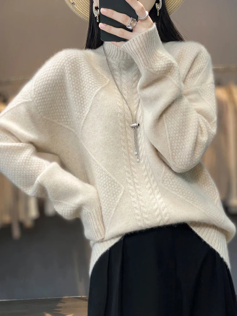 Amelie Cashmere Turtleneck