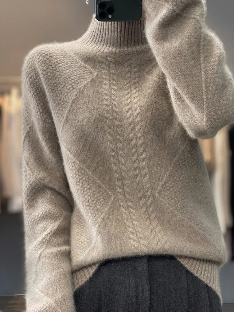 Amelie Cashmere Turtleneck