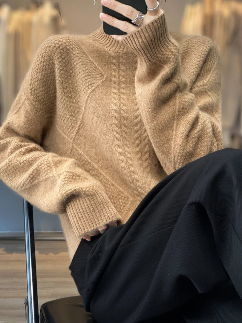 Amelie Cashmere Turtleneck