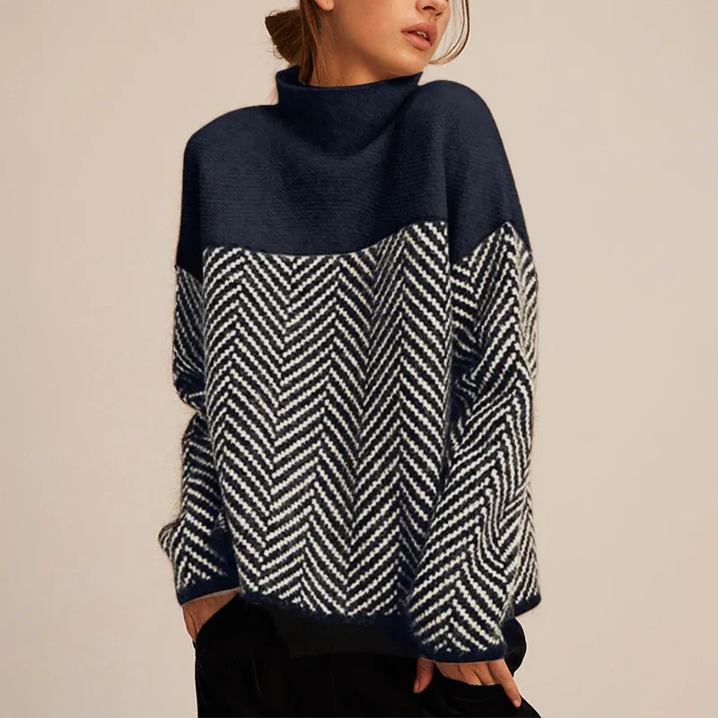 Ilena Twisted Knit Turtleneck