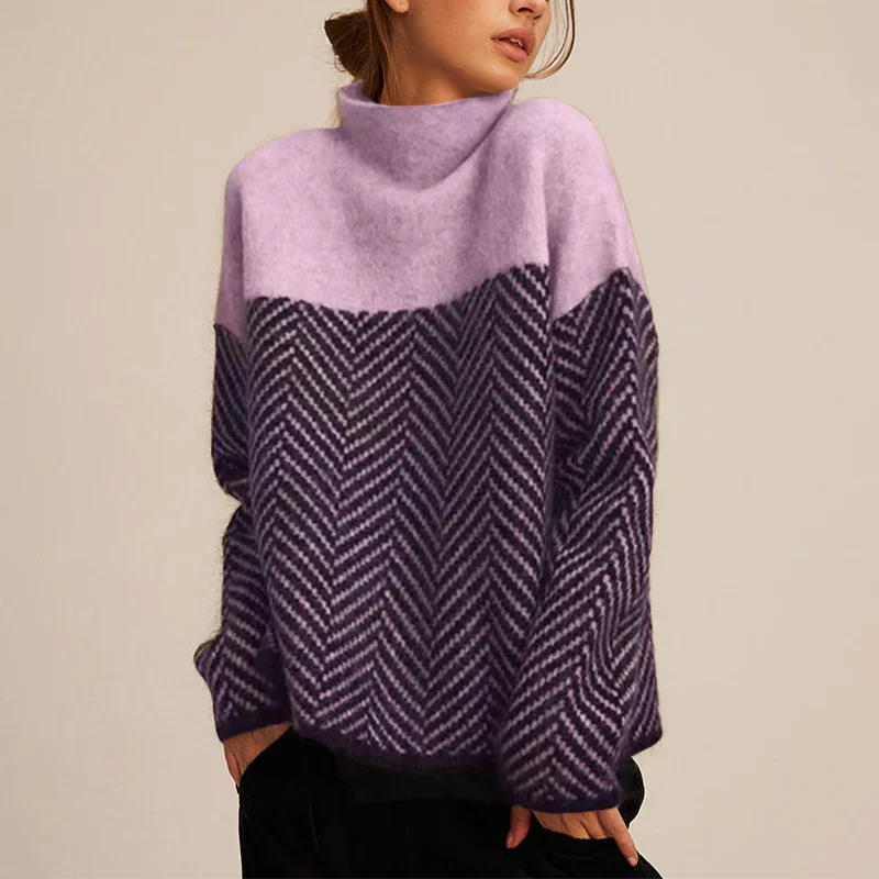 Ilena Twisted Knit Turtleneck