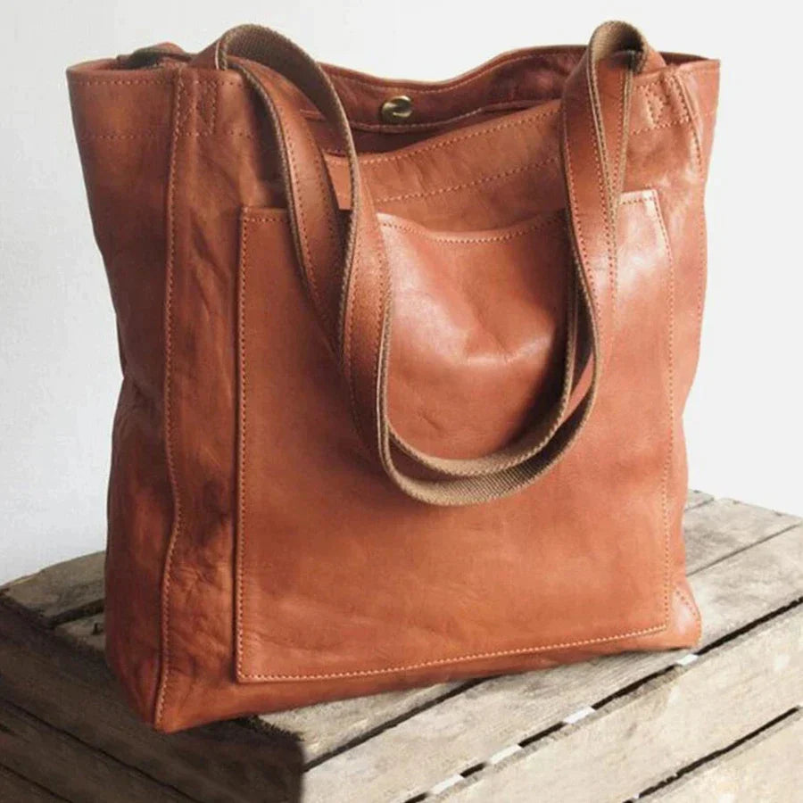 Alessa Leather Tote