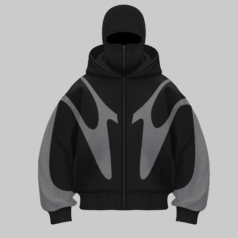 Spliced Balaclava Hoodie