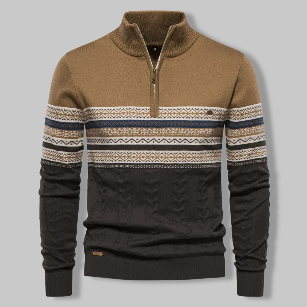 Luca Quarter-Zip Sweater