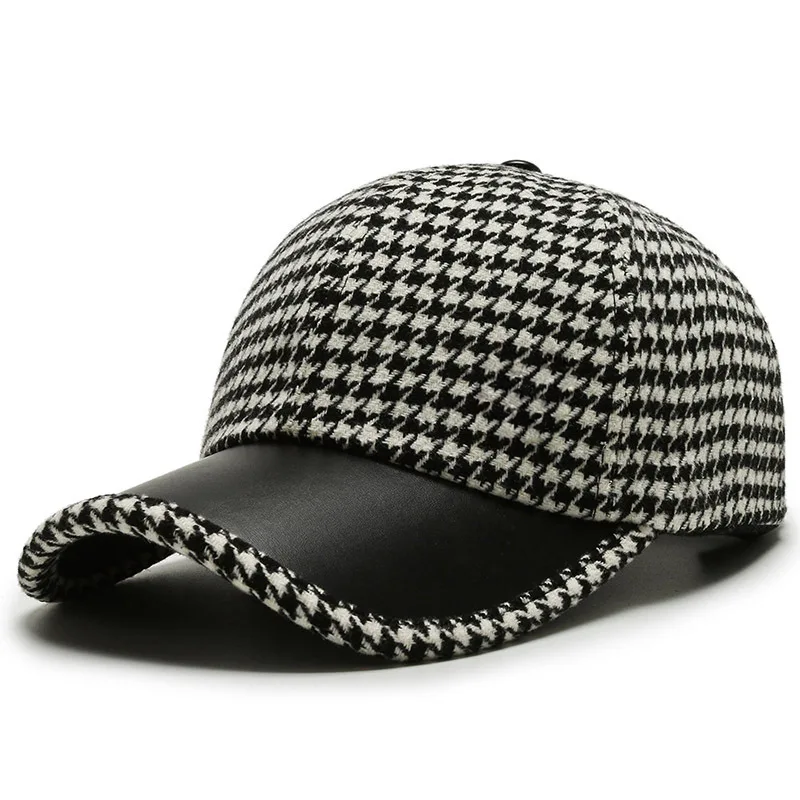 Regal Houndstooth Cap