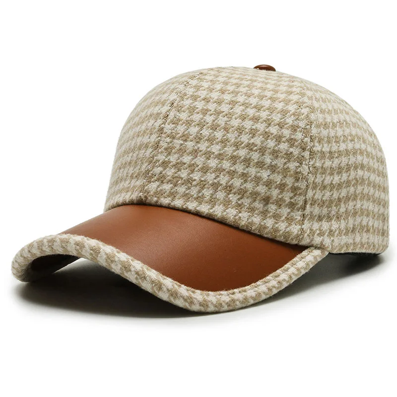 Regal Houndstooth Cap