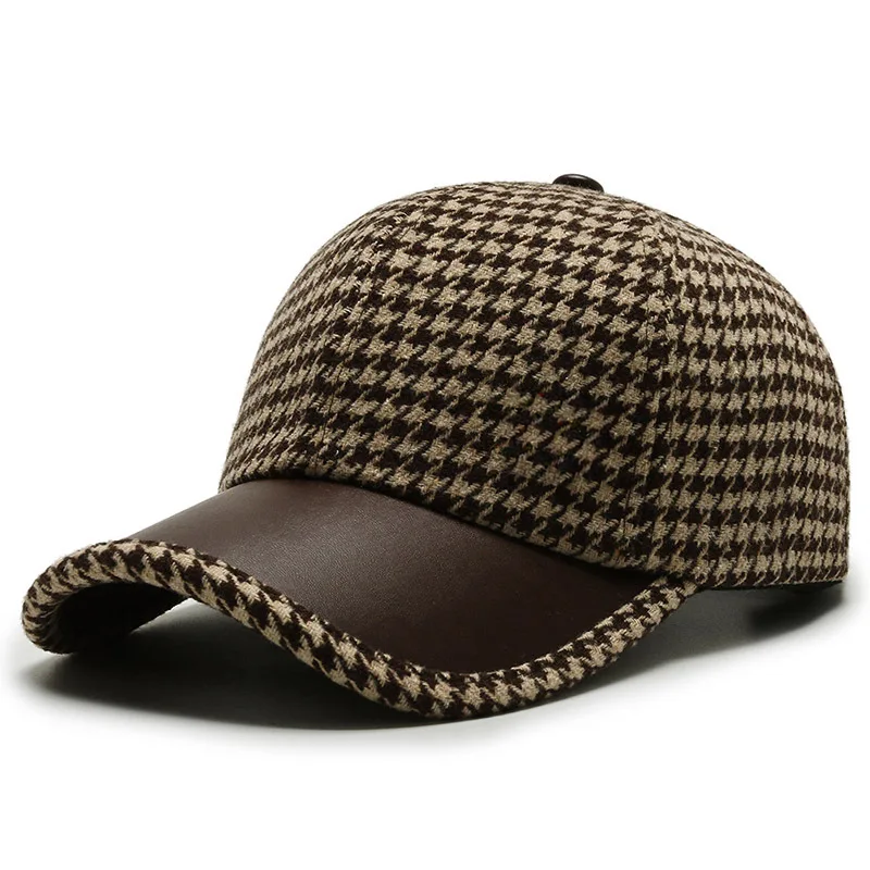 Regal Houndstooth Cap