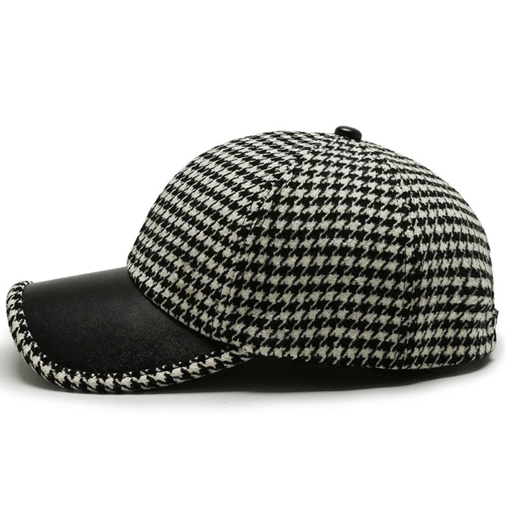 Regal Houndstooth Cap