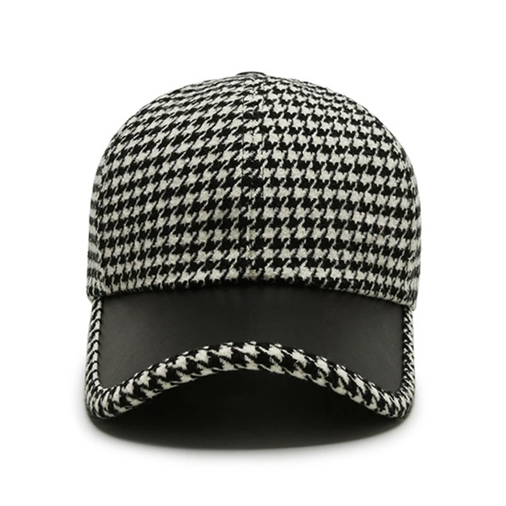 Regal Houndstooth Cap