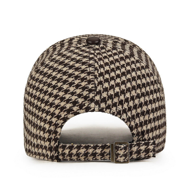 Regal Houndstooth Cap